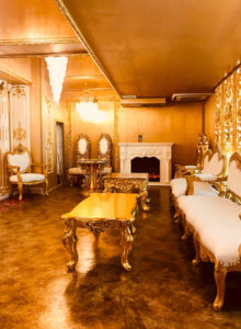 グラビア撮影の背景として